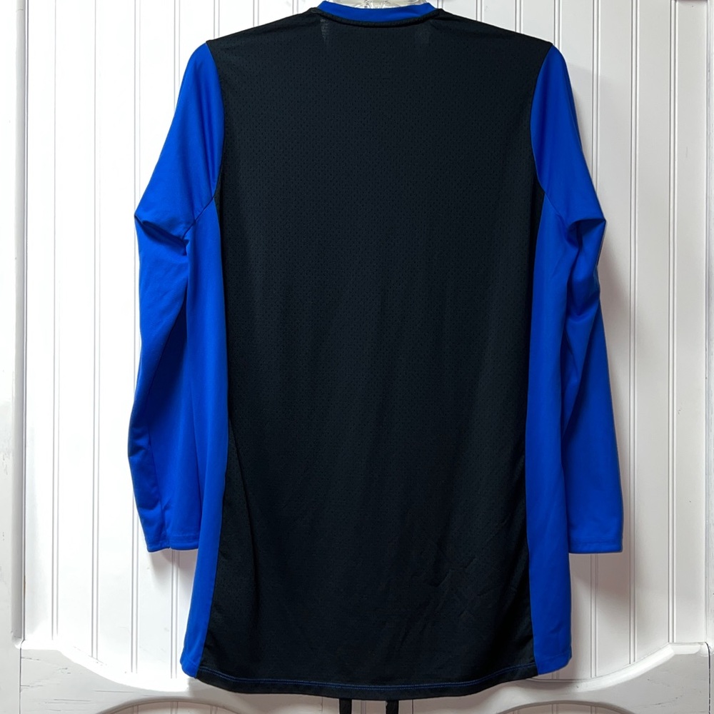 Nike Dri-FIT Men's Long Sleeve Blue Performance Shirt with Duke Logo - Picture 2 of 6